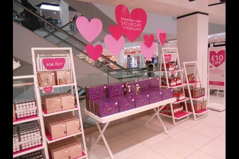 This is probably the most in-your-face and overtly commercial Valentine’s Day promotion in town at the moment and will probably suit the last-minute shopper on February 13.